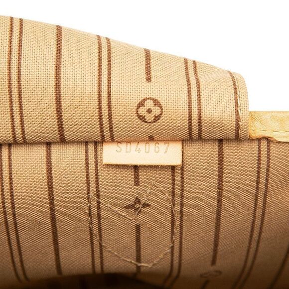 Louis Vuitton Monogram Neverfull PM Tote Bag Handbag M40155 Brown PVC Leather - Picture 6 of 6